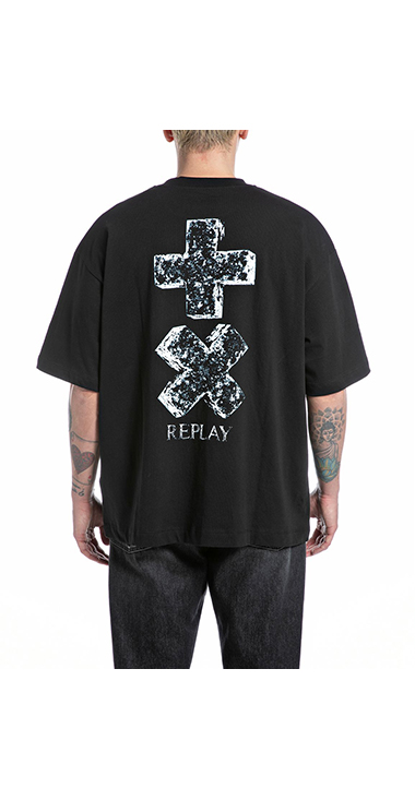 REPLAY X MAR＋IN GARRI&times; コラボTシャツ 詳細画像